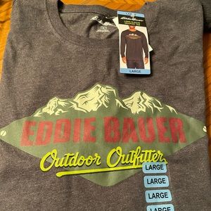 New w/tags Eddie Bauer Long Sleeve Graphic Tee